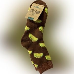 Northeast Outfitters Mens Cozy Cabin Taco Socks Crew NWT Size Large (Brown)